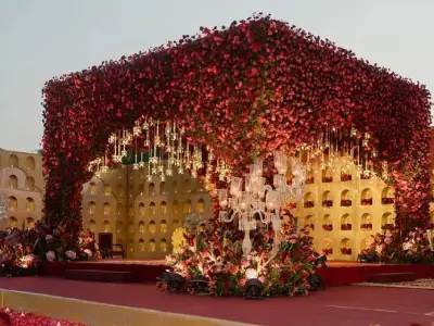 Outdoor wedding event