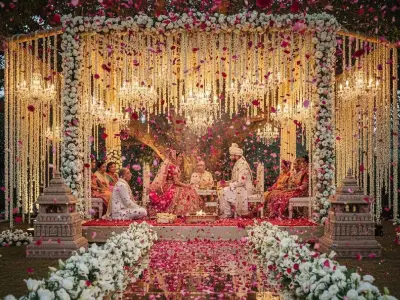 Wedding garden decoration