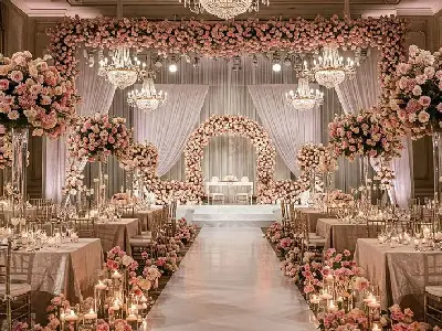 Wedding event setup